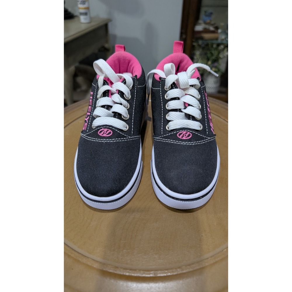 Heelys PRO 20 Kids Wheeled Sneakers Black/Pink/White Low Top US Youth 13C
